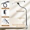 Led Desk Lamp for Home Office, Eye-Care Architect Light with Clamp, Smart Double Head Computer Monitor Table Clip Lamp, Adjustable Flexible Goose-Neck, 25 Lighting Models, Task Lamp, Black